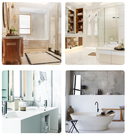 Examples of projects from New Hampshire, bathroom remodeling contractor. NH bathroom remodelers.